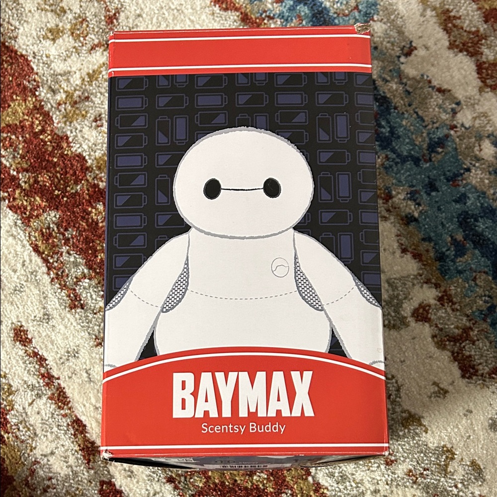 Scentsy Baymax Buddy in Red and White Box